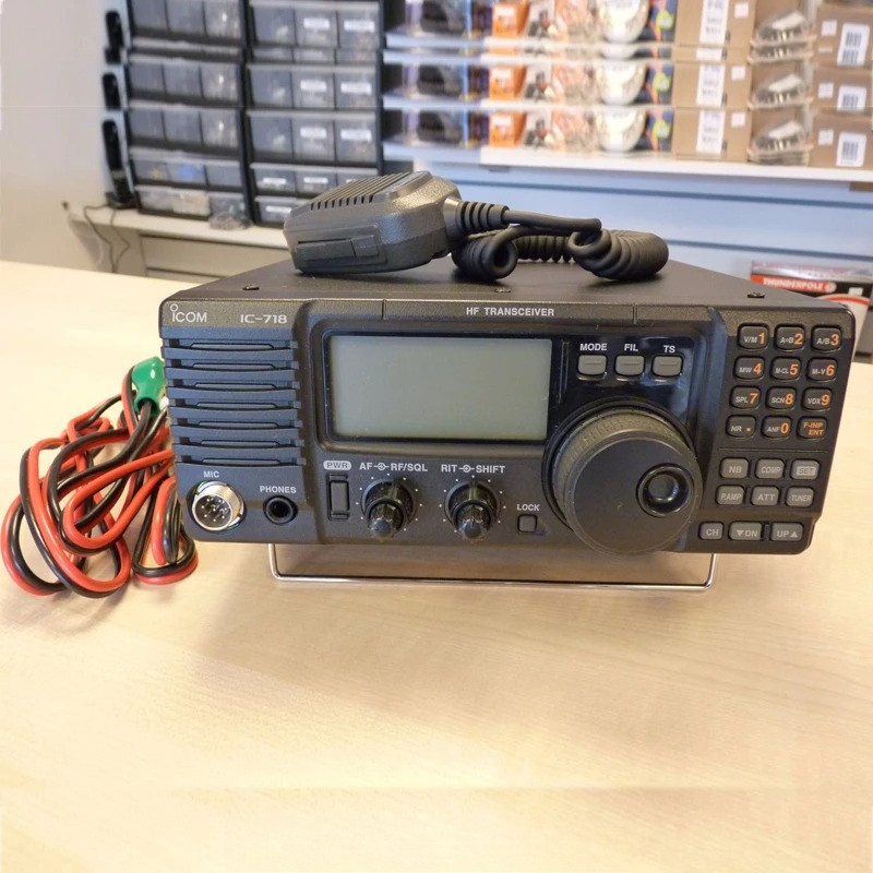 Compact Mobile Radio Long Range Walkie Talkie Marine Car Radio ICOM IC-718 HF ALL BAND TRANSCEIVER