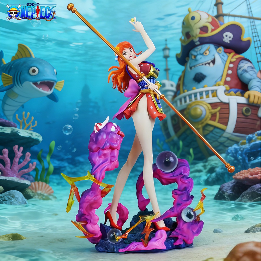 Patung Anime Karakter Nami dari One Piece, Tinggi 30 cm