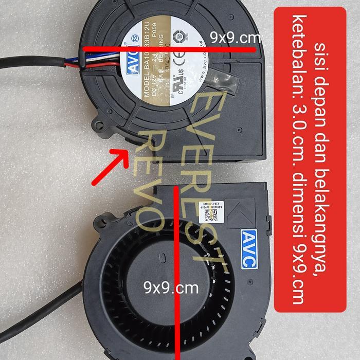 [] fan dc blower v 9 x 9.cm/ kipas dc keong 9 x 9 cm/ blower keong