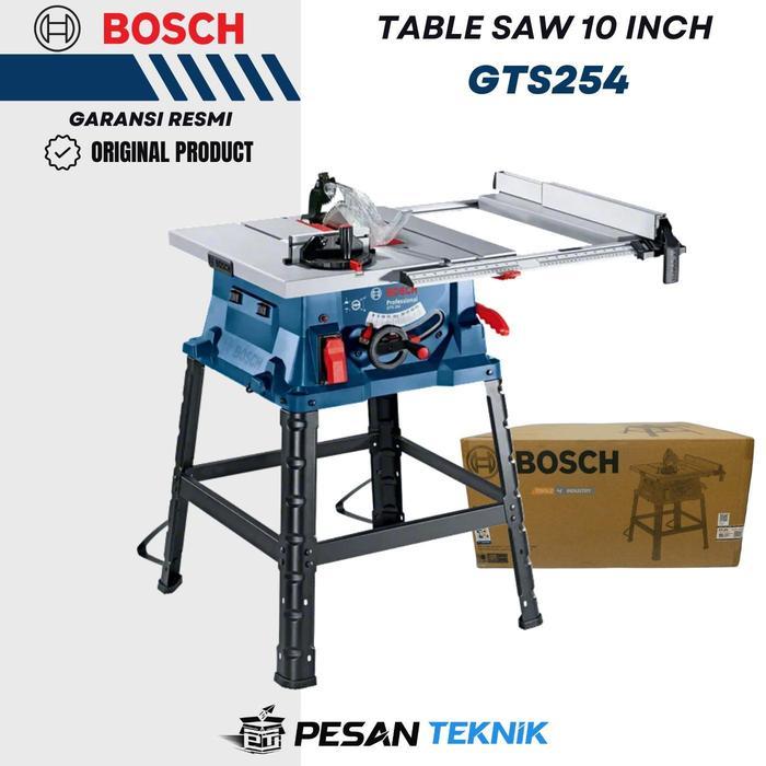 BOSCH GTS 254 Mesin Gergaji Meja Potong Table Saw TableSaw 10" 254MM 1800Watt GTS254
