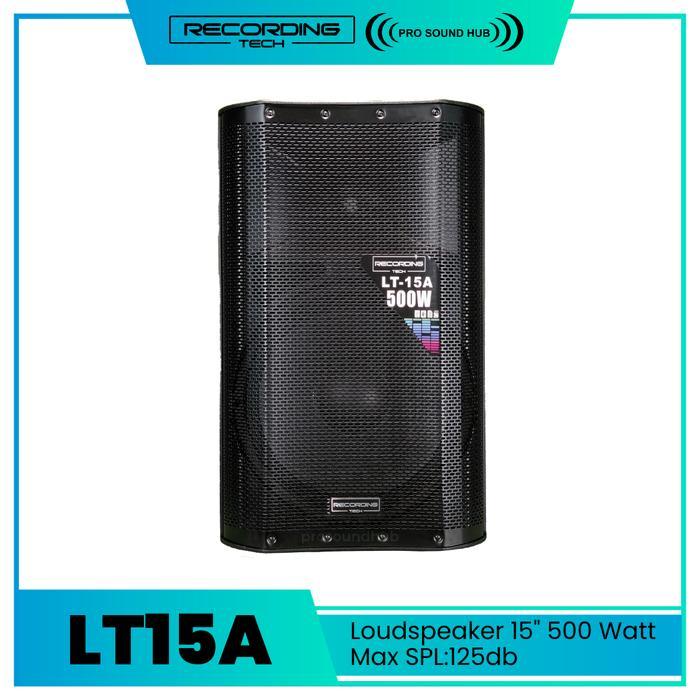 Recording Tech Lt15A Active Speaker Aktif 15" 15 Inch Sound System Lt-15A 500 Watt Terbaik