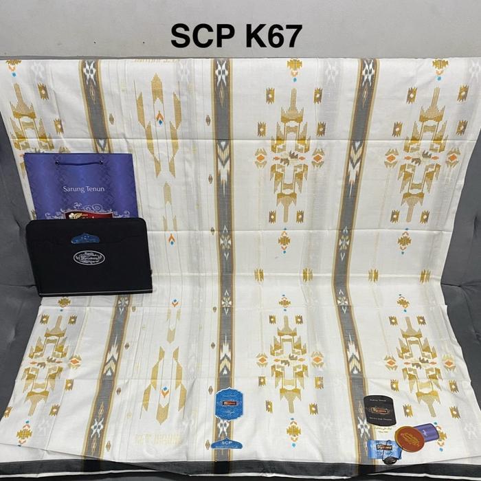 Sarung KETJUBUNG Style STG SPM SCP SKP SGD SKG Gold dan Sutera Spunsilk KDW Gold Jahit tengah