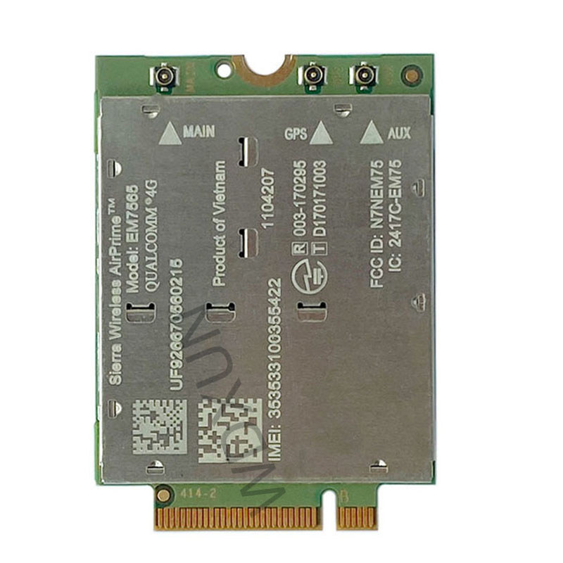 WDXUN for wireless EM7565 4G LTE module CAT-12 600Mbps NGFF module Cat12 NGFF module Cat12 for
