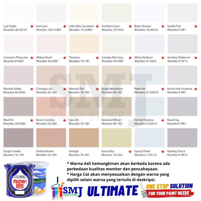 Cat Serbaguna MOWILEX Acrylic Gloss Enamel AGE Warna Tinting 20L