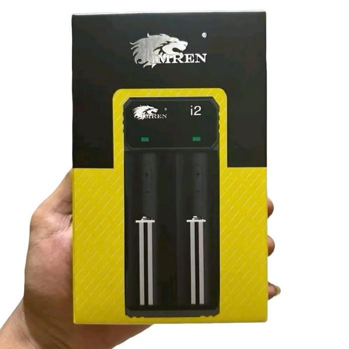 Charger Baterai Imren Original / Charger Baterai 2 Slot Imren Kabel