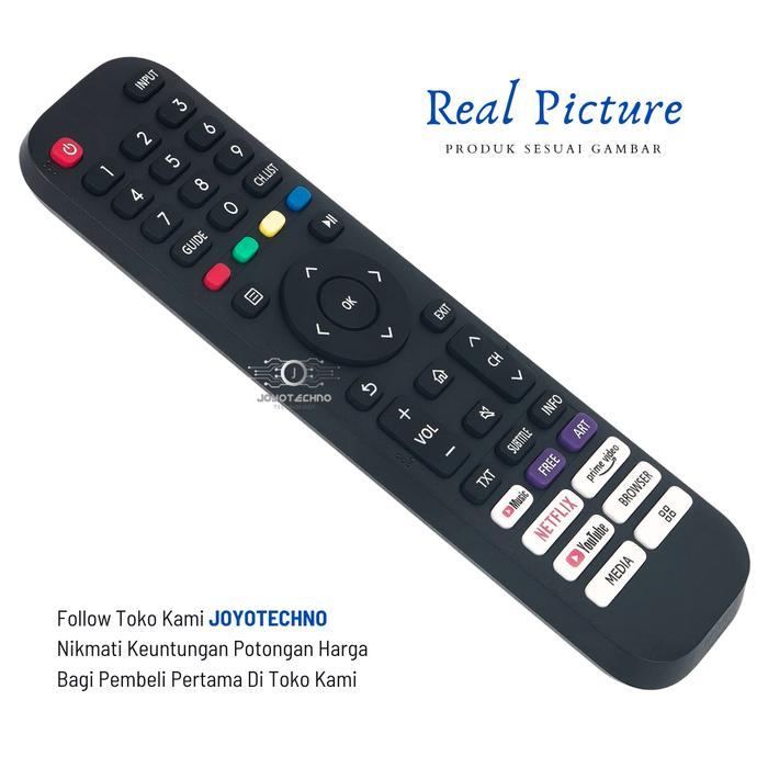 Remote Pengganti Smart Tv Hisense Vidaa Vida En2A27 E4 E5 E6K 32A4H 32E4H Series Free Baterai