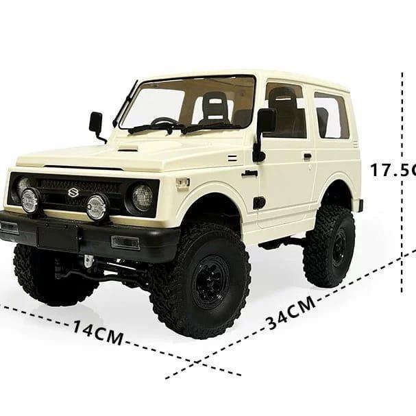 Rc Mobil Wpl Jimny C74 Realistic Hard Body C-74 Skala 1/10 Rtr