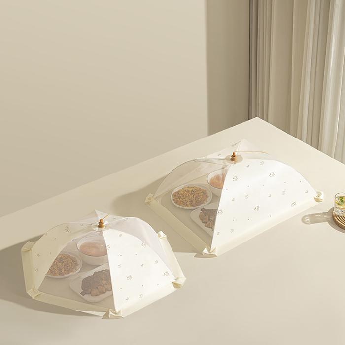 SPECIAL Tudung saji modern Bulat/Persegi tudung saji lipat tudung saji serbaguna Bernapas dan anti