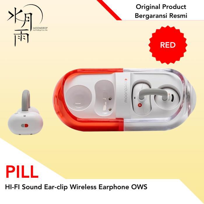Moondrop Pill OWS Ear-clip Wireless Bluetooth Earbuds - 13mm Dynamic Driver, IPX4, AI ENC