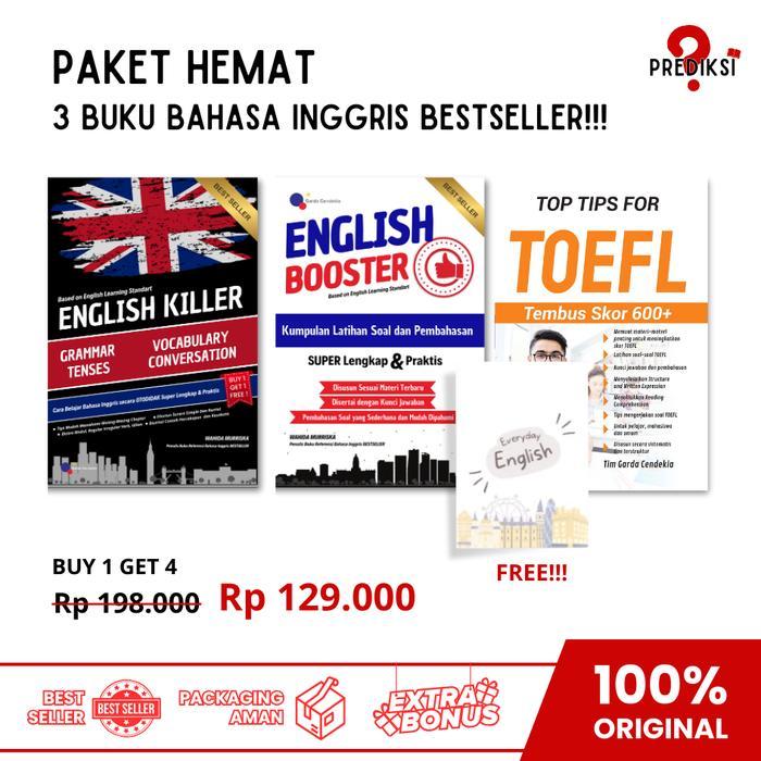 Buku Paket Hemat Jago Bahasa Inggris Best Seller (English Killer + English Booster + Buku Top