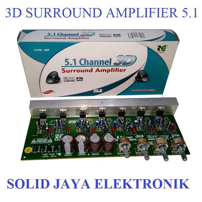 Cuci Gudang Kit Power Active Home Theater 5.1 Surround Amplifier Aktif Hi Fi Ranic