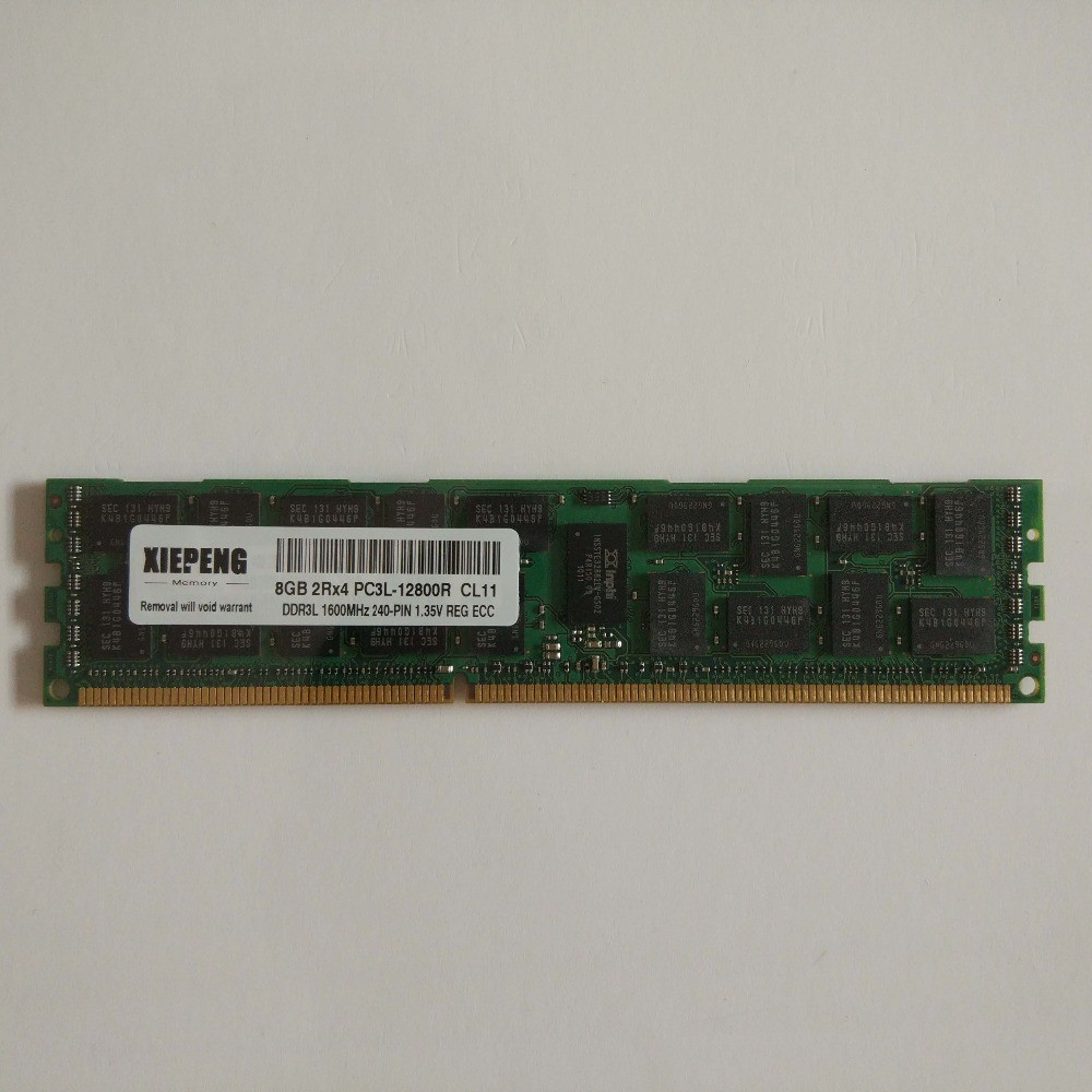 for Sun BLADE X3-2B X2-4 X2-8 RAM 32GB 4Rx4 PC3L-12800R REG ECC 1.35v 240-Pin 16gb DDR3 1600MHz