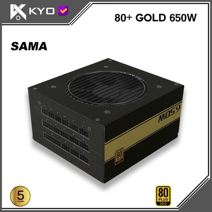 PSU KYO SAMA ARMOR 650W 80+ GOLD FULL MODULAR PSU 650W 80 GOLD BLACK