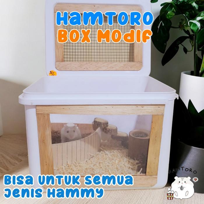 Hamtoro Box Es Krim Modif Kandang Hamster Ukuran Besar Box Hamster