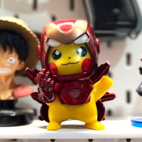 HOT SALE ACTION DEKORASI FIGURE PIKACHU MARVEL AVENGERS IRONMAN MK85-FGR-026 TERMURAH