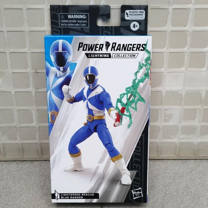 HASBRO POWER RANGERS LIGHTSPEED RESCUE BLUE RANGER LIGHTNING COLLECTION