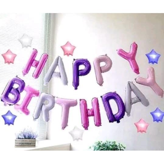 Balonasia Set Unicorn UNGU Lengkap Balon Ungu Biru Pink