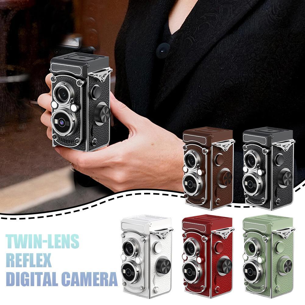 Retro Camera Twin-lens reflex digital camera Function Manual Joystick Operation Simulated retro