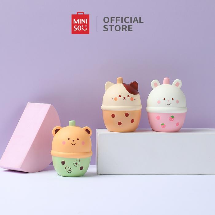 TERLARIS MINISO Squishy Mainan Boneka Boba Kucing Bear Binatang Mainan Anak Toy