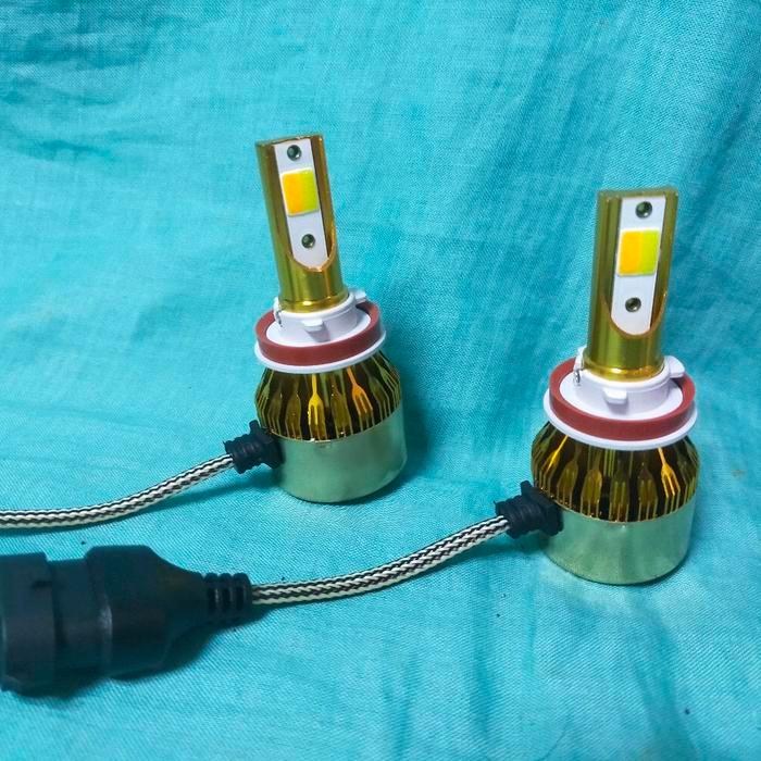 Lampu Foglamp H11 Dual Color - LED H11 Mobil 2 Warna - Putih Kuning