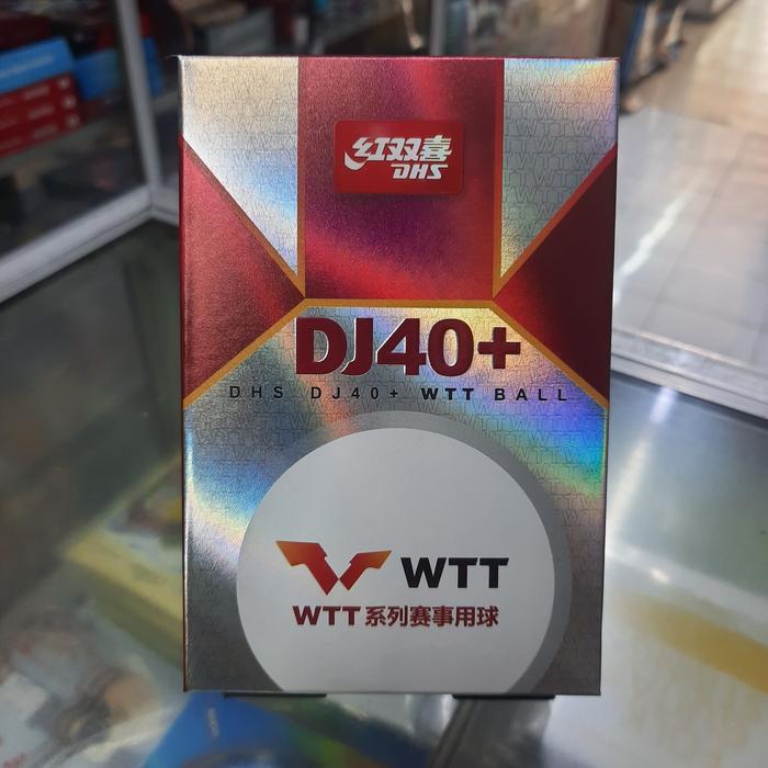 Bola Tenis Meja Dhs Dj40+ Wtt / Bola Pingpong Dhs Dj40+ Wtt - Original