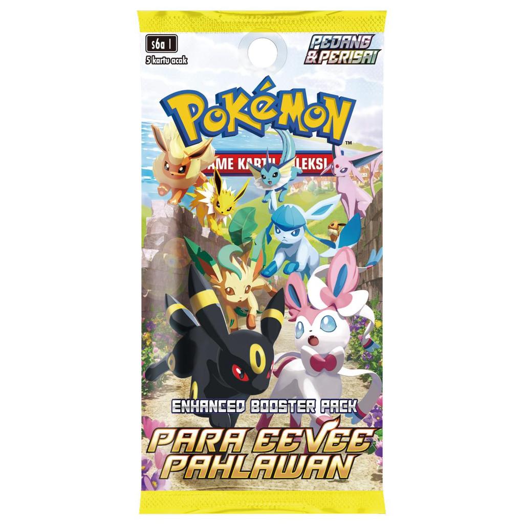 Pokemon Tcg Para Eevee Pahlawan Enhanced Pack 9 S6A1 Pedang Perisai Murah