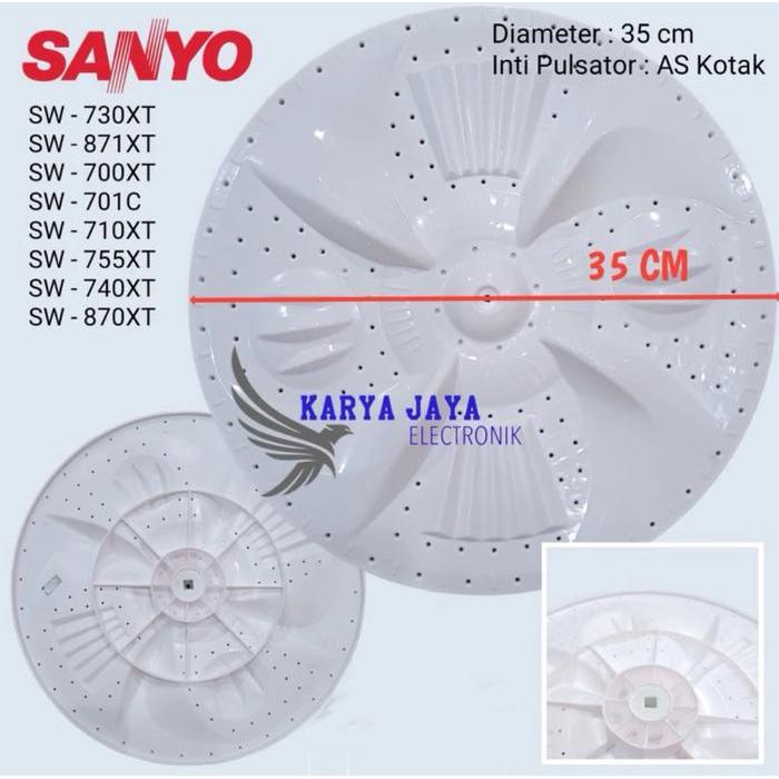 Pulsator Mesin Cuci AQUA Sanyo SW 870XT SW755XT SW 740XT SW730XT QW880XT