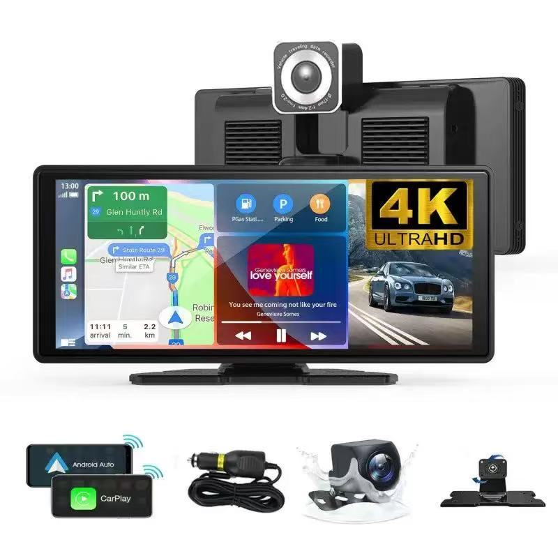10.26 Inch Andriod GPS DVR Camera 4G ADAS 24h Park Monitor Rearview Mirror 8 Core 2G+32GB WiFi