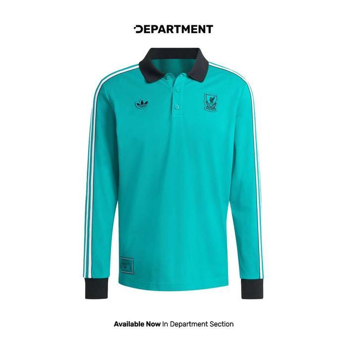 Kaos Polo Bola Pria ADIDAS LIVERPOOL FC TERRACE ICONS LS POLO JW5471 ORIGINAL