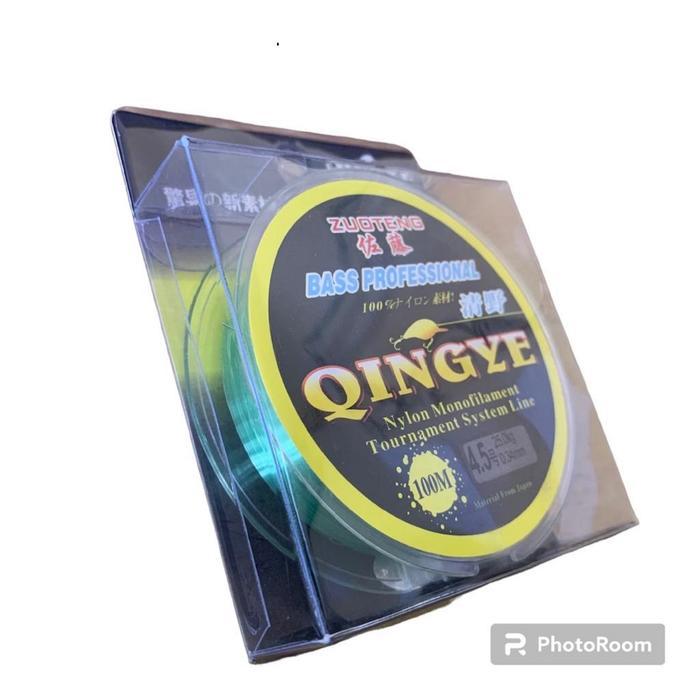 senar Pancing qingye 100m kualitas original warna hijau neon