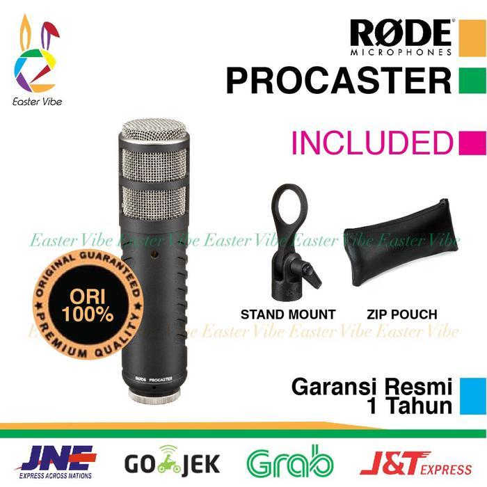 Rode Procaster Broadcast Quality Dynamic Microphone - Garansi Resmi