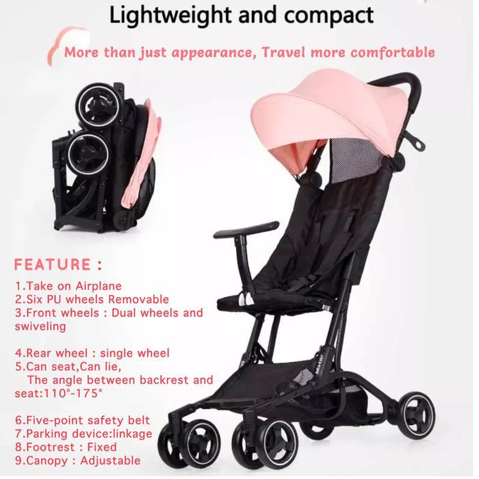 Top 1st Cabin Size Baby Stroller The Smallest&Lightless/ Baby Stroller Lipat Terkecil & Teringan