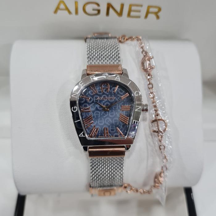 (Jual-1225) Jam Tangan Wanita Aigner Verona Nuovo Combi Rose