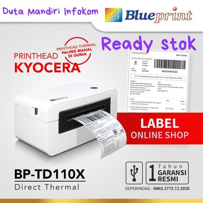 Blueprint Td110X I Bp-Td110X - Printer Barcode Thermal Label Resi A6
