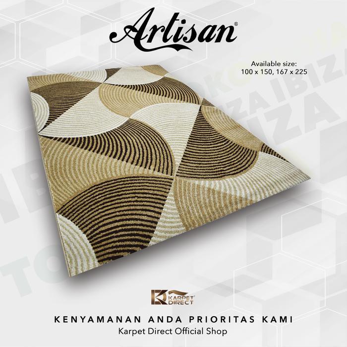 [Karpet Direct] Ibiza Karpet (Coklat) 100x150 cm - Kode 45-9460