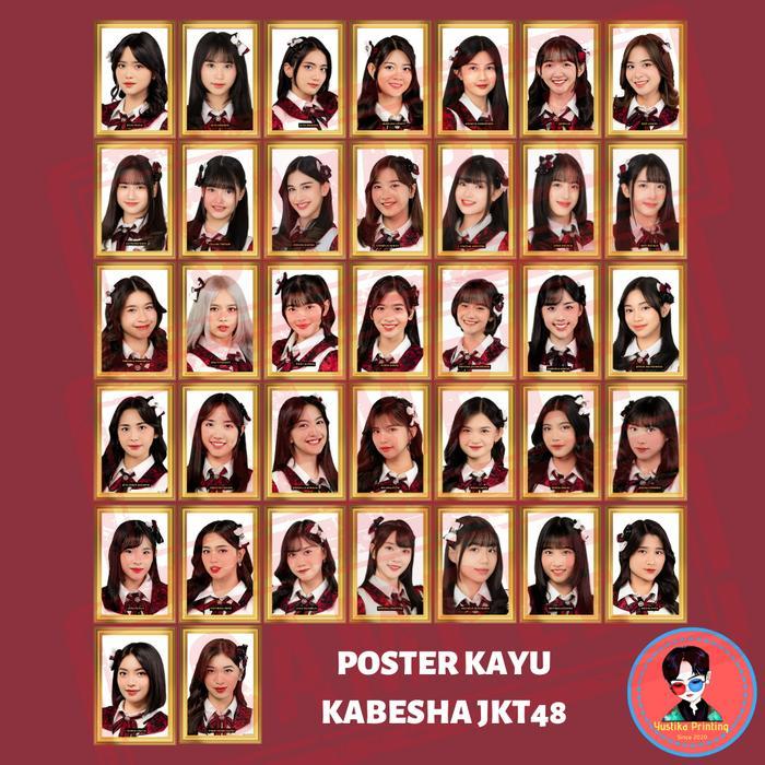 POSTER KAYU KABESHA JKT48 NEW ERA - BEBAS PILIH MEMBER