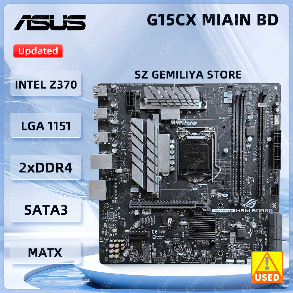 ASUS Z370 Motherboard LGA 1151 DDR4 ROG STRIX G15CX MAIN BD Gaming Motherboard support i5-8400