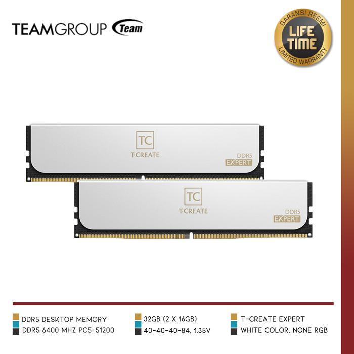 TEAM CTCWD532G6400HC40BDC01 T-Create Expert 32GB (2x16GB) DDR5 6400