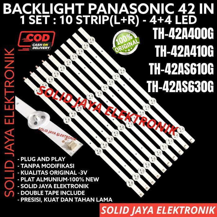 TERLARIS BACKLIGHT LED PANASONIC 42 IN 42A400 42A410 42A400G 42A410G LAMPU BL SALE
