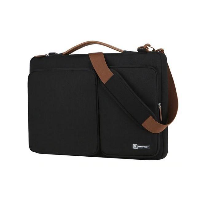 Huawei Matebook D 16 D16 Tas Nylon Black Sleeve Cover Bag With Strap