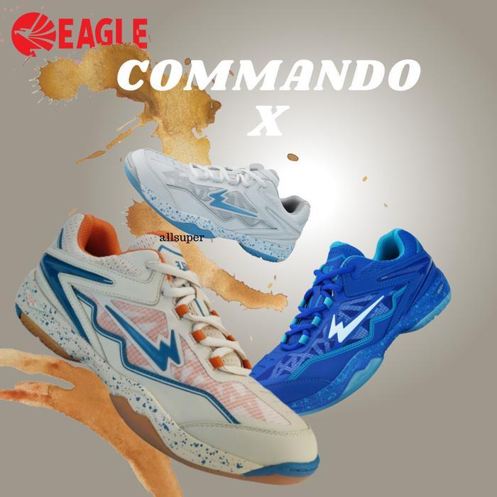 COMMANDO X 2 BADMINTON SEPATU EAGLE UNISEX ORIGINAL