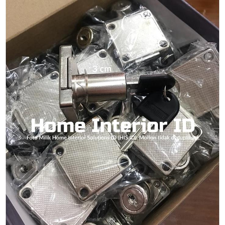 KUNCI LACI KAFELE 138-32 MM - KUNCI LEMARI BAGUS