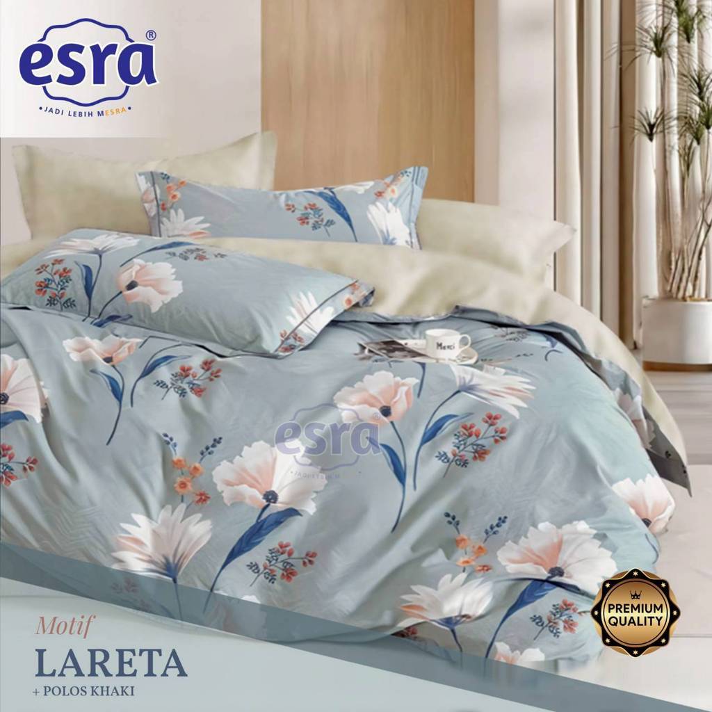 Bedcover & Sprei Premium Katun ESRA Motif Lareta