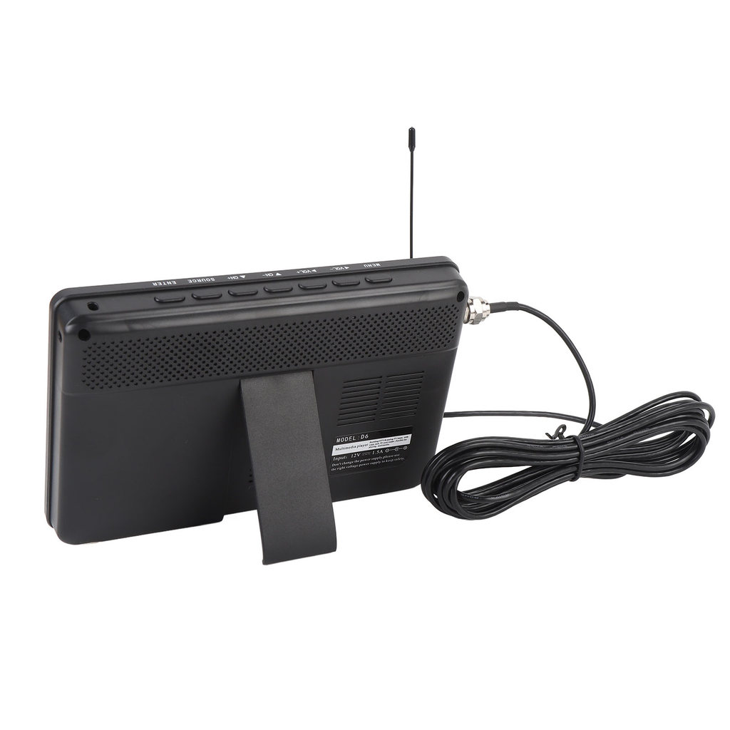 6 Inch Portable Digital ATSC TV ATSC Digital TV Multi Formats Support High Sensitivity Tuner with
