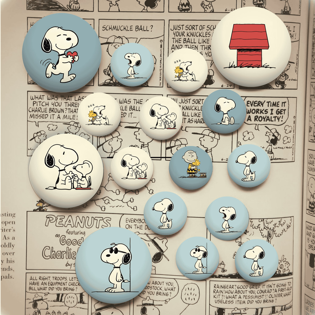 [DOMI WORLD] Pin Button Snoopy Peanuts Badges Vol. 6