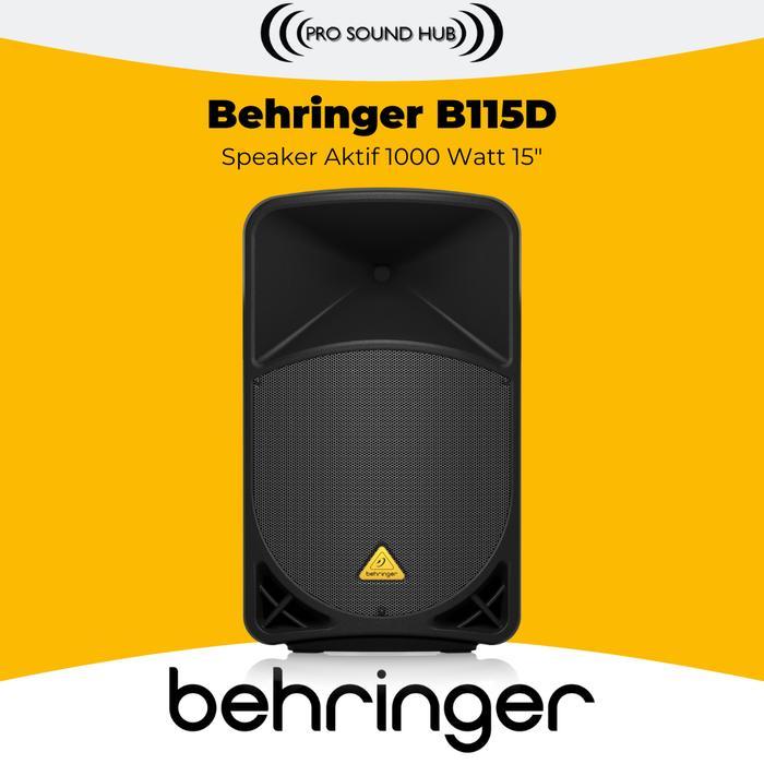 Behringer B115D Active Speaker Aktif 15" 1000 Watt 15 Inch B115 D Class D Power Populer