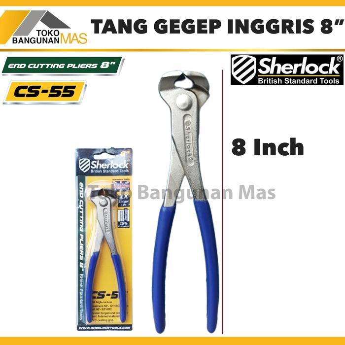Tang Gegep Kakatua 8 inch Pemotong Kawat Gegep Kepala Besar Sherlock Chrome Vanadium Tools