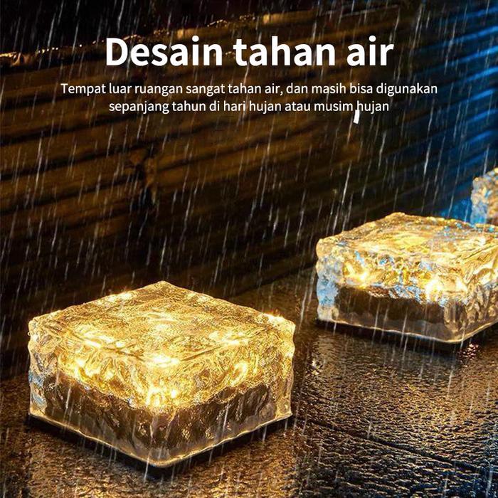 Lampu Taman Lampu Tangga Lampu Taman Solar LED Outdoor Kristal