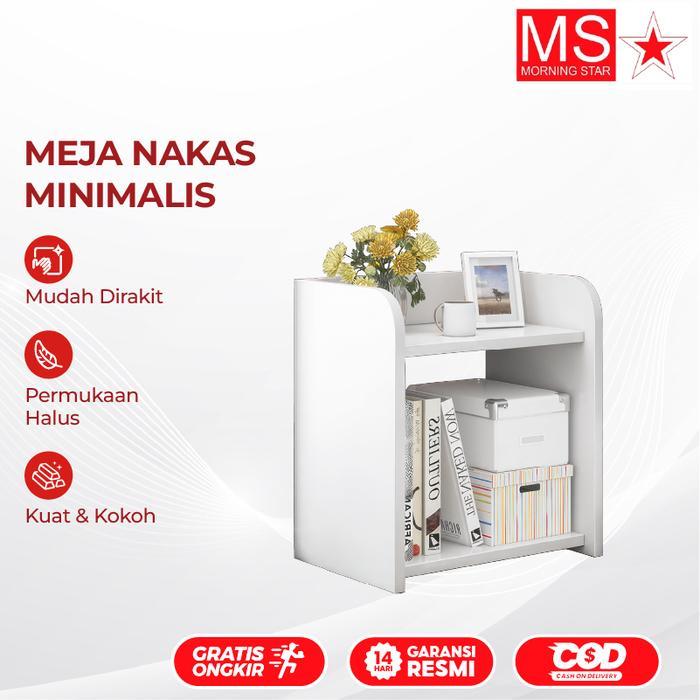Morning Star Meja Nakas Minimalis Modern Rak Buku Kecil Meja Samping Tempat Tidur Meja Sudut