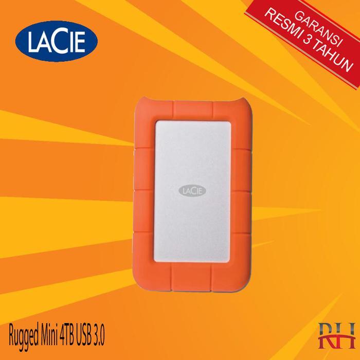 Lacie Rugged USB-C 4TB USB 3.0 Harddisk Portable External Hardisk